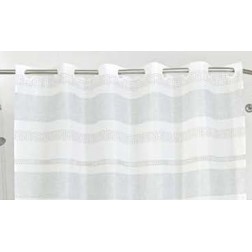 02913 CORTINA DE DUCHA ANILLA FACIL AMARA BEIGE 180x200cm DINTEX