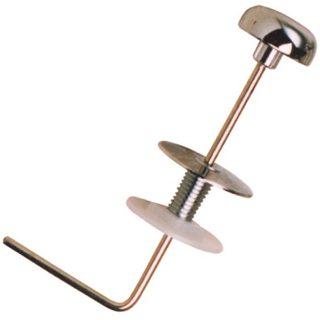 BO-61003 TIRADOR BAJO CURVO POMO ABS CROMADO