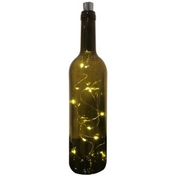 00238 HILO LUMINOSO LED P-BOTELLA CORCHO METAL