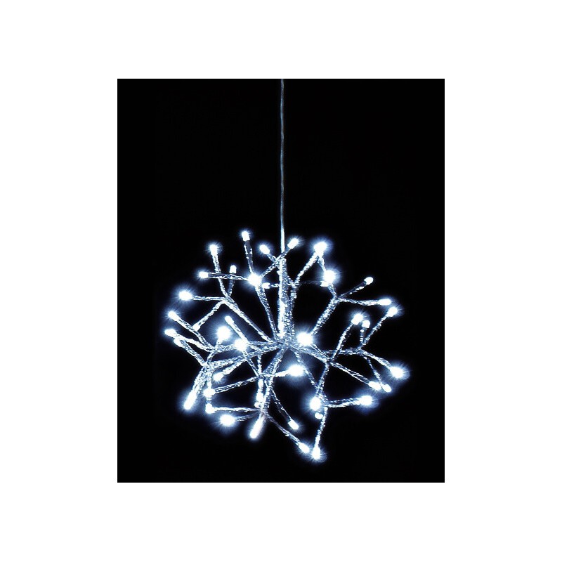 00807 5m GUIRNALDA ESTRELLAS 48 LEDS BLANCO FRIO