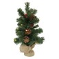 00514 ARBOL NAVIDAD LED PIÑAS Y BOLAS ROJAS 45cm