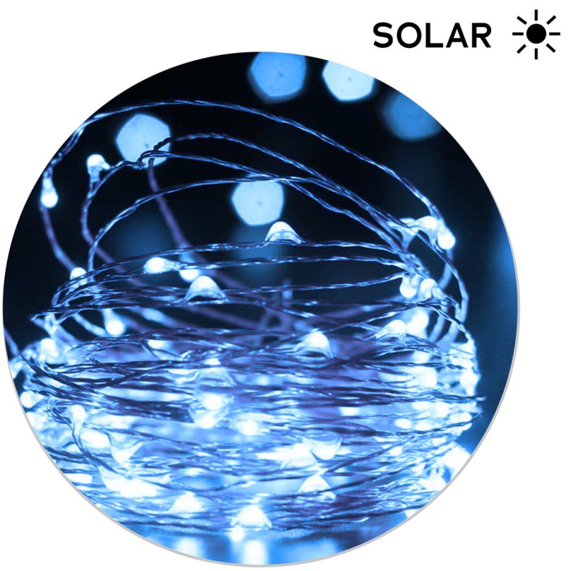 79-750-12-DIA 12m MINI GUIRNALDA LED SOLAR 6500K ELECTRO DH