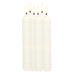 204800004 6ud VELA DECORATIVA LED CANDELABRO GSC