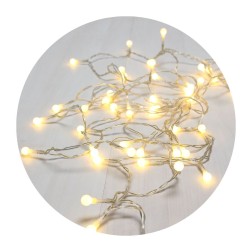 29953-20 GUIRNALDA LUCES DE CADENA LED VENUTO PLATA 1,9m IP20