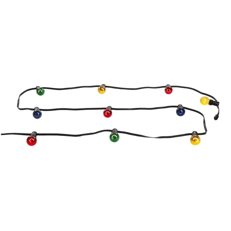3400 GUIRNALDA LUCES DE CADENA BOMBILLA NIRVANA COLORES 4,7m IP44