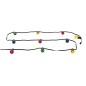 3400 GUIRNALDA LUCES DE CADENA BOMBILLA NIRVANA COLORES 4,7m IP44