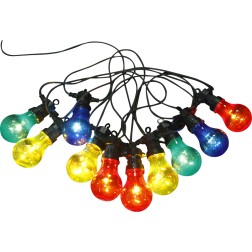 3400S GUIRNALDA LUCES DE CADENA BOMBILLA NIRVANA COLORES 7,5m IP44