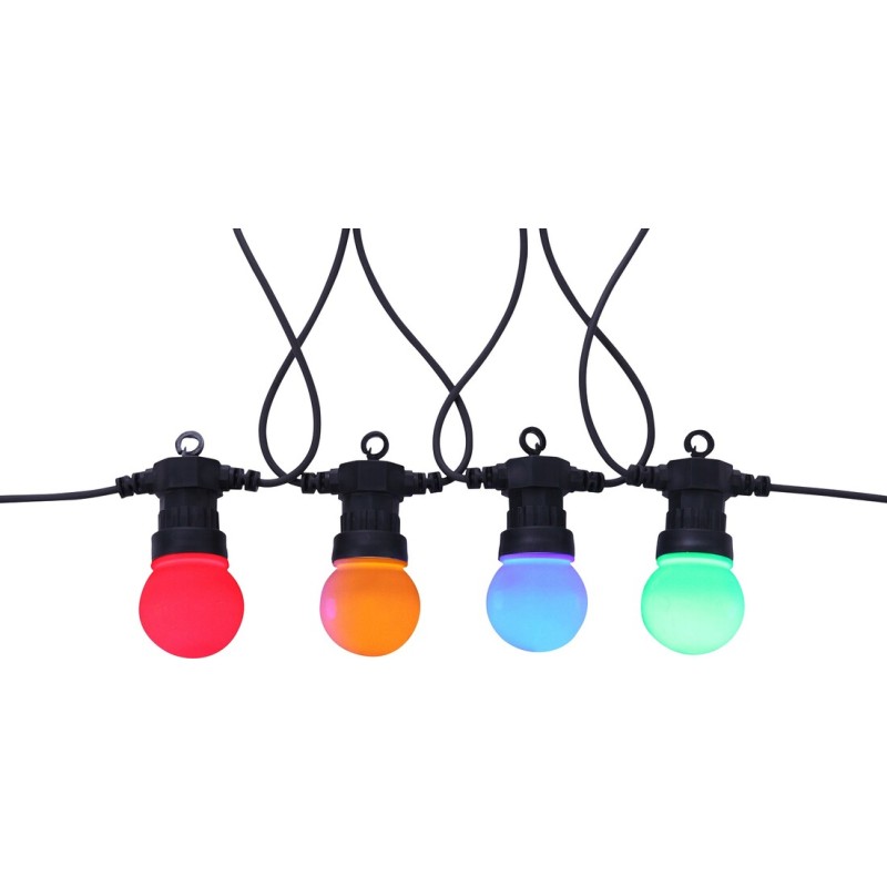 3407 GUIRNALDA LUCES DE CADENA LED NIRVANA COLORES 4,5m IP44 3407 GUIRNALDA LUCES DE CADENA LED NIRVANA COLORES 4,5m IP44