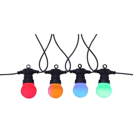 3407 GUIRNALDA LUCES DE CADENA LED NIRVANA COLORES 4,5m IP44