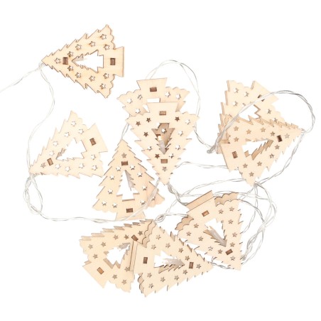 204600023 ARBOLES LED DE MADERA 1,35M LUZ CALIDA GSC