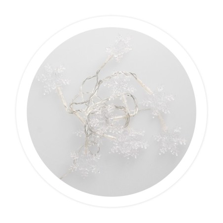 204600026 COPOS DE NIEVE LED TRANSPARENTES 1,35M LUZ FRÍA GSC