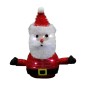 204625011 PAPA NOEL LED PLEGABLE A PILAS LUZ FRIA 30cm BAMBASY