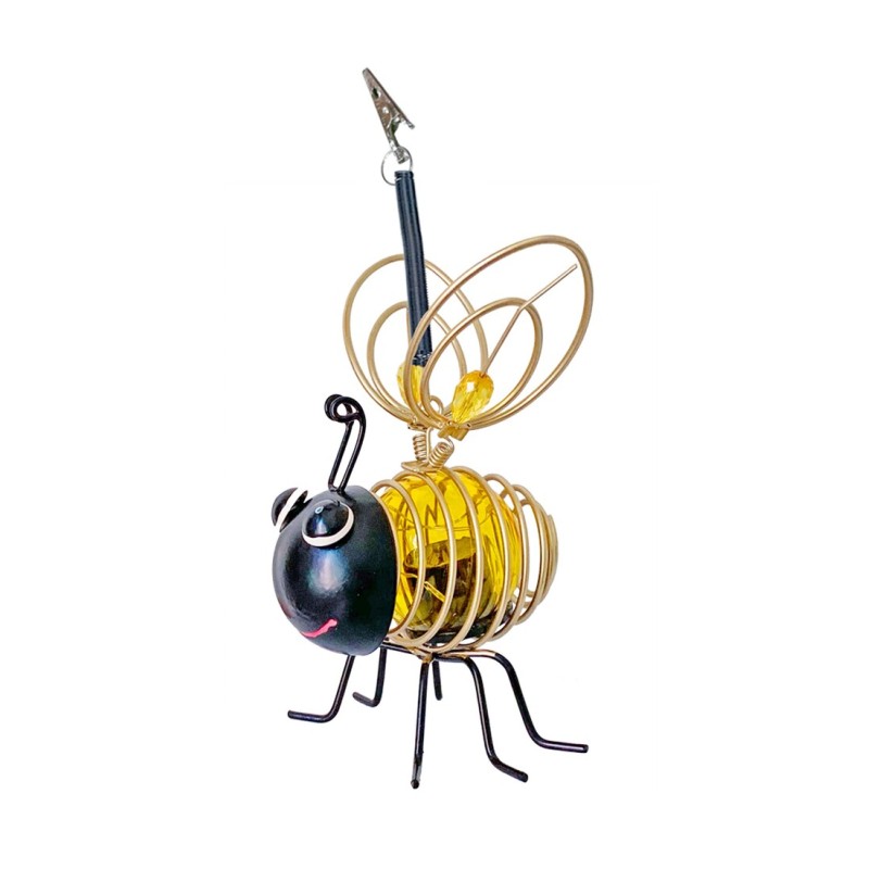 G2106 ABEJA SOLAR DECORATIVA METAL+PVC GALIX