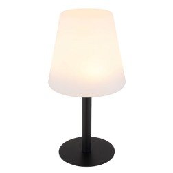 33894 LAMPARA SOLAR METAL NEGRO RGB BATERIA 1200mAh 3-7V 3000K IP44 GLOBO