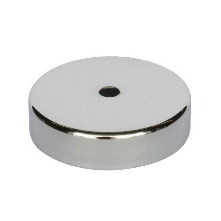D296 FLORON DECORATIVO METALICO CROMO 80x15 mm