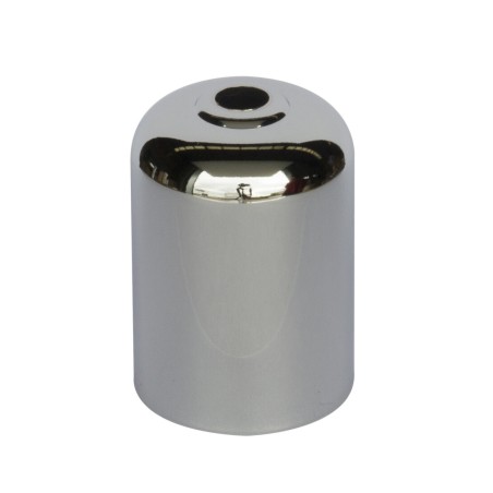 D0126 CUBRE PORTALAMPARAS DECORATIVO CROMO 42X60mm