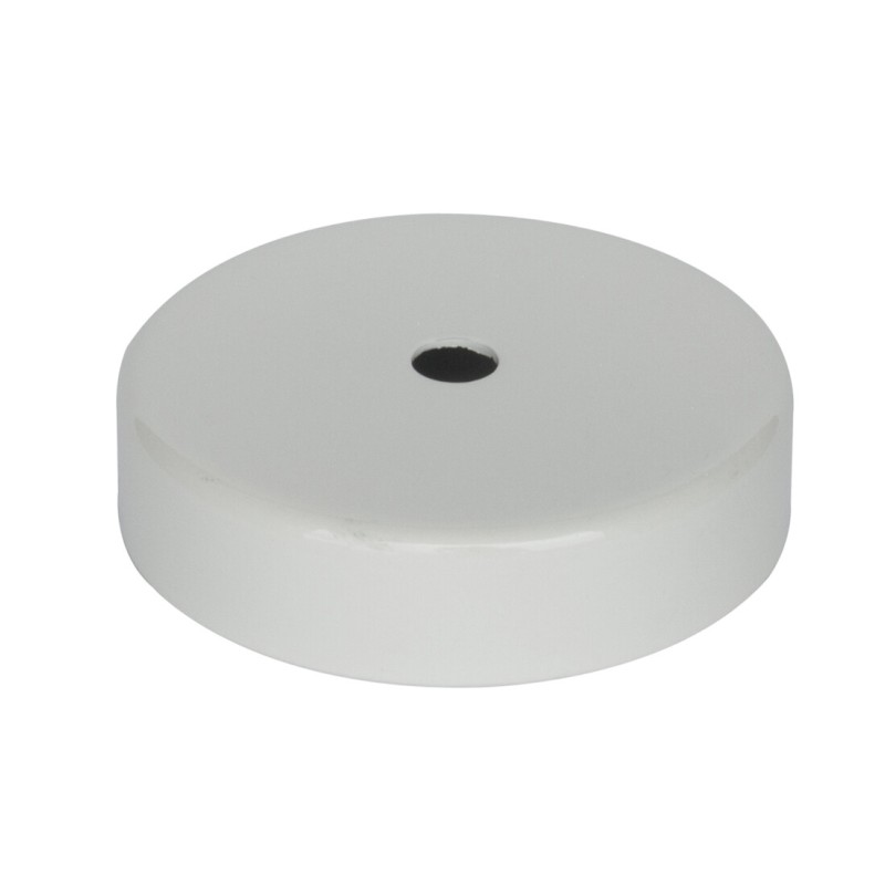 N296B FLORON DECORATIVO METALICO BLANCO 80X20mm