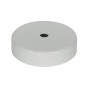 N296B FLORON DECORATIVO METALICO BLANCO 80X20mm