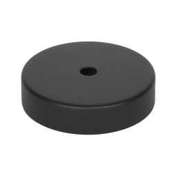 N296N FLORON DECORATIVO METALICO NEGRO 80X15mm