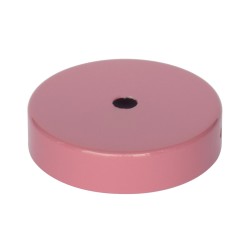 N296RS FLORON DECORATIVO METALICO ROSA 80X20mm