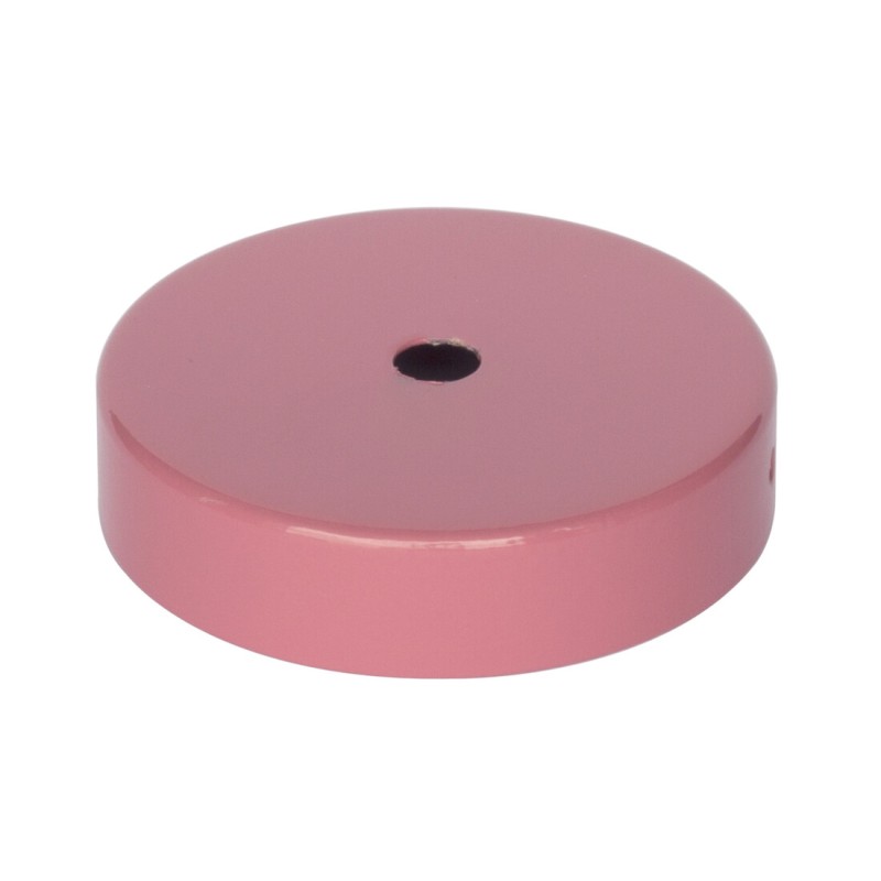 N296RS FLORON DECORATIVO METALICO ROSA 80X20mm