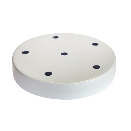 1301030-BL FLORON METALICO 6 SALIDAS BLANCO ø16cm