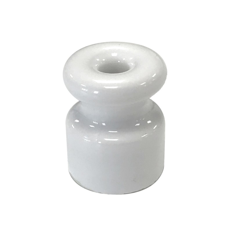 1400424 AISLADOR PORCELANA BLANCO 24x19mm-