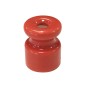 1400424-R AISLADOR PORCELANA ROJO 24x19mm-