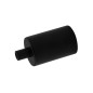 2204632 PORTALAMPARAS DECORATIVO E27 NEGRO GSC