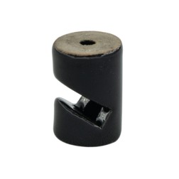 1400428-N 5UD SUJETACABLES EN V NEGRO 30x20mm F-BRIGHT