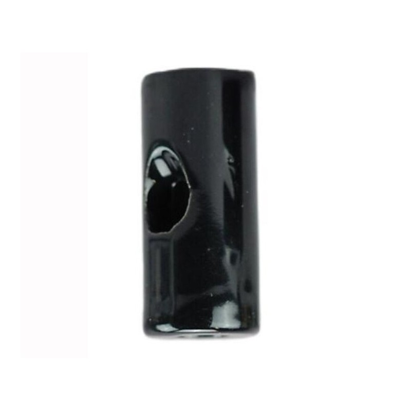 1400430-N 5UD DERIVACABLES TECHO DE PORCELANA NEGRO 20x45mm F-BRIGHT