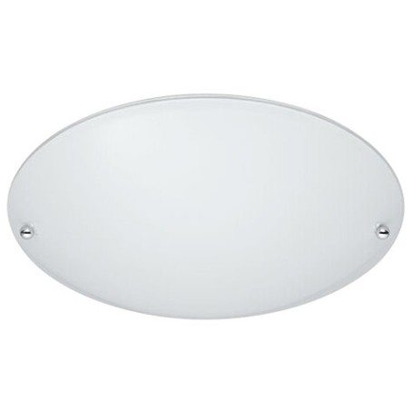 6196011-01 PLAFON REDONDO CRISTAL OPAL BLANCO E27