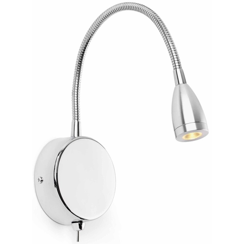 40994 APLIQUE LED LECTOR ARTICULADO CROMO 3W 3000K
