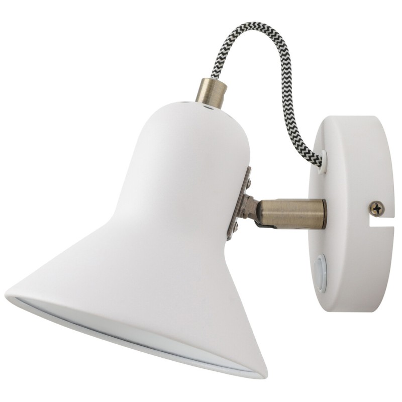 2070911-BL APLIQUE DE PARED BLANCO BOSTON E27 F-BR