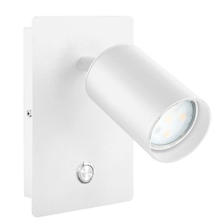 2076002 APLIQUE LED DE PARED BLANCO C-INTERRUPTOR GU10