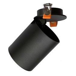 2807490-N FOCO LED EMPOTRABLE CUERPO ORIENTABLE GU10 NEGRO