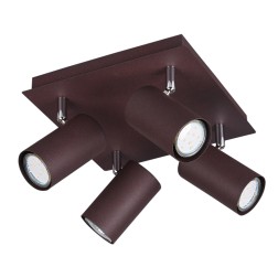 802430424 REGLETA 4 FOCOS MARLEY OXIDO GU10 TRIO