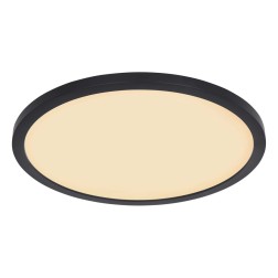 41562-24B LAMPARA DE TECHO NEGRA 1XLED 24W 3000K IP44 SAPANA GLOBO