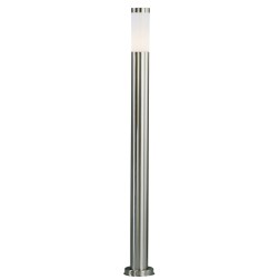 3159 BALIZA ACERO INOX Y PLASTICO 1XE27 60W IP44 BOSTON GLOBO