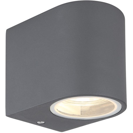 34163 APLIQUE EXTERIOR 1XGU10 35W ALUMINIO ANTRACITA IP44 VERONIKA GLOBO