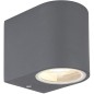 34163 APLIQUE EXTERIOR 1XGU10 35W ALUMINIO ANTRACITA IP44 VERONIKA GLOBO