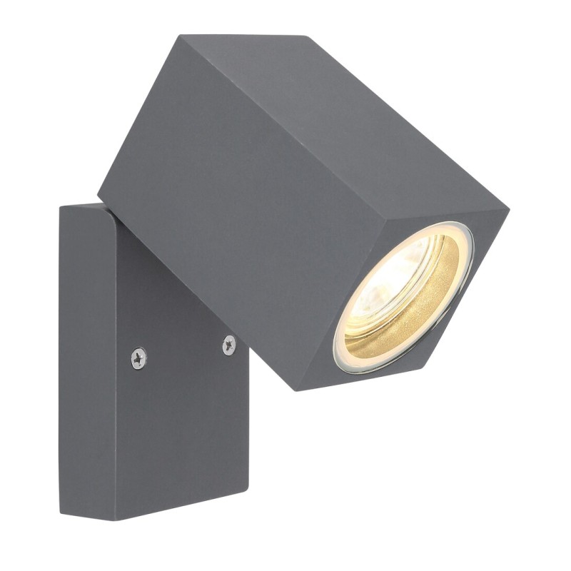 34164W APLIQUE EXTERIOR 1XGU10 35W ALUMINIO ANTRACITA IP44 VERONIKA GLOBO
