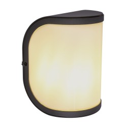 32128A APLIQUE EXTERIOR 1XE27 60W ALUMINIO ANTRACITA IP44 SEGGA GLOBO