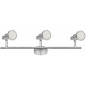 540569 REGLETA LED 3 FOCOS GU10 3W NIQUEL 2700K LEDVANCE