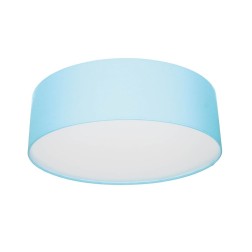203600003 PLAFÓN TECHO DE TELA GEMENA 2XE27 CELESTE GSC