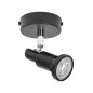 828766 FOCO DE TECHO GU10 3,4W 2700K NEGRO LEDVANCE