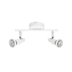 833876 REGLETA LED 2 FOCOS GU10 3,4W 2700K BLANCA LEDVANCE
