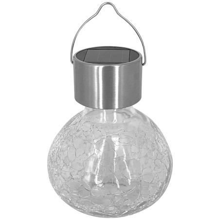 G2201 LAMPARA SOLAR BOMBILLA INOX GALIX