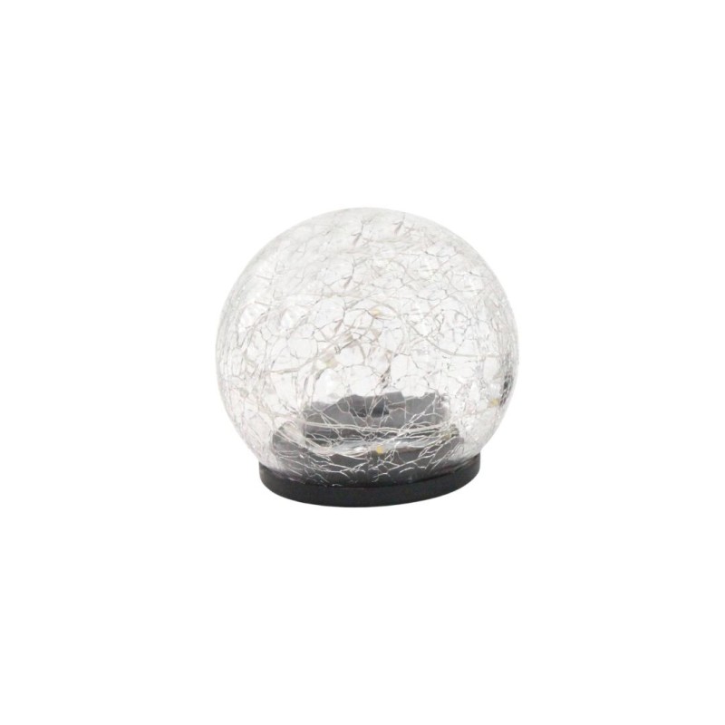 G2011-10 LAMPARA GLOBO SOLAR CRISTAL 10cm GALIX