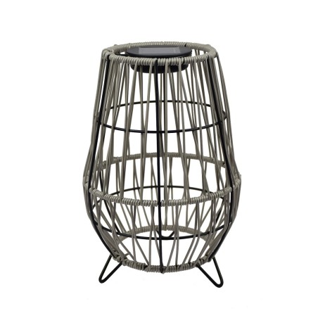 G2315 LAMPARA SOLAR JAULA C-PATAS METAL+POLIETILENO GALIX